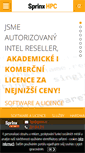 Mobile Screenshot of hpc.sprinx.cz